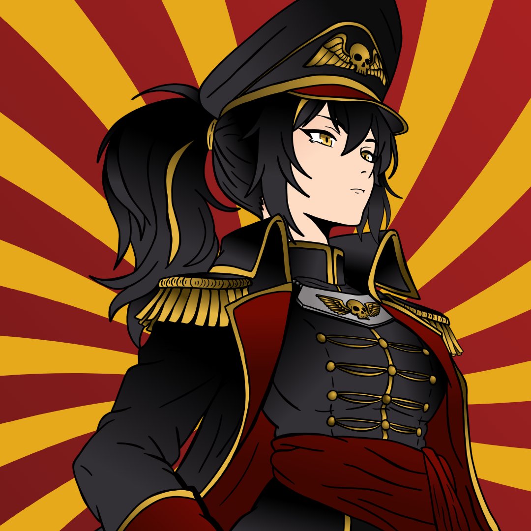 ProfSkiv's tweet photo. Commissar mode activated for this awesome vtuber @Hiichilua 
#art #fanart #digitalart #warhammer40k #vtuber #Hiichiluart https://t.co/psMQ3EAFsg