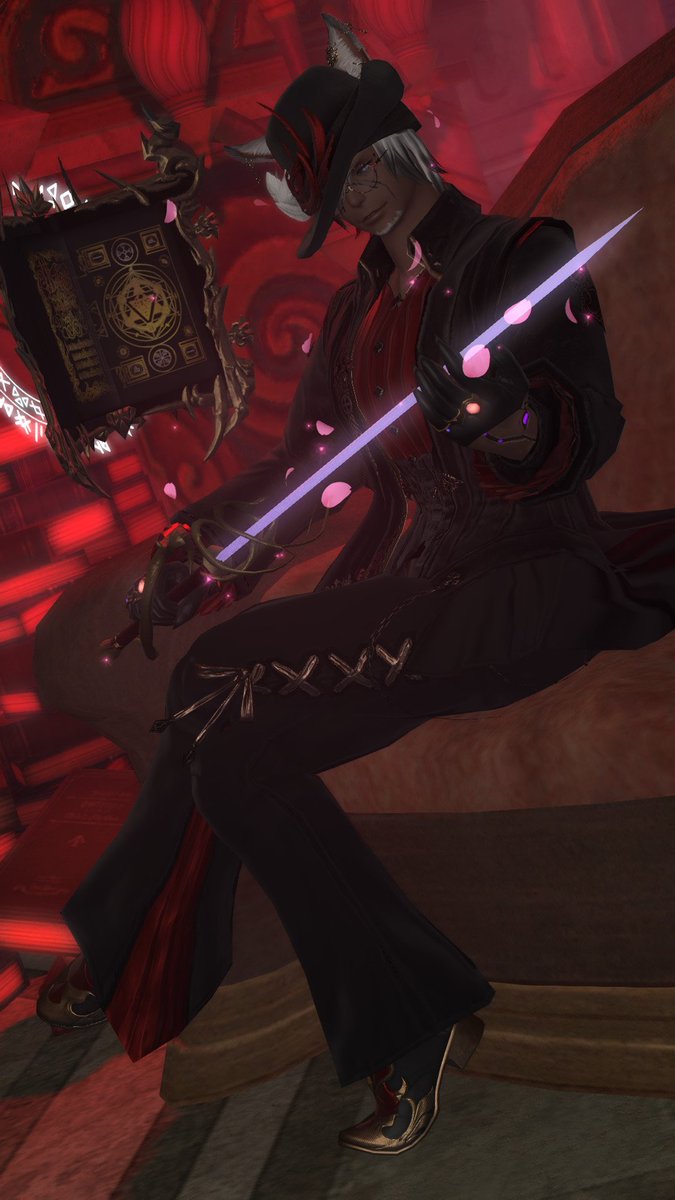 StarFurr's tweet photo. Wanted to share me becoming part of the Library Guardians! Themed after Lumiry's Sequel Seeker RDM mod. Thanks for the banger vfx overhaul!
#gposer #ffxiv https://t.co/leAnBeS5dQ