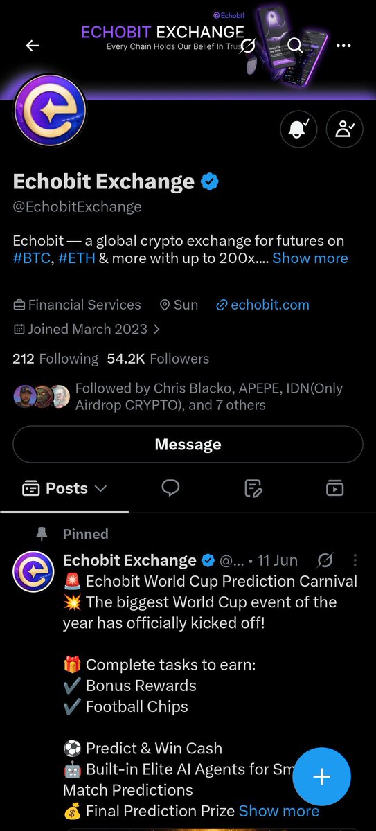 donnass4real's tweet photo. @EchobitExchange Echobit is clutching 7 glowing stars ⭐

@Incrediblegreat
@icepiis
Followed ✅✅

Echobit UID: 178589260
Good luck 🍀

#Web3 #Airdrop #Giveaway #Echobit #Crypto #Space #Community #CryptoGiveaway #AirdropAlert #WinCrypto #ShineLikeStar https://t.co/wIk8kB77dr