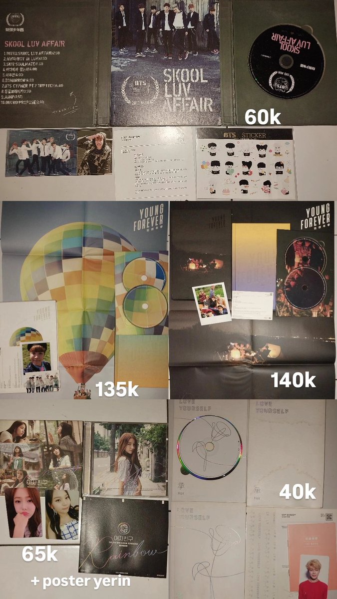 bucinminsik's tweet photo. #wts wts want to sell

aku jual murah album bts dan album gfriend karna numpuk 

not 100% good condi ya, detail dm aja

📍Depok, Jawa Barat

t. BTS album bts gfriend album gfriend taehyung jungkook jimin jhope v yerin sowon umji sinb viviz https://t.co/B7JVJSKPpS