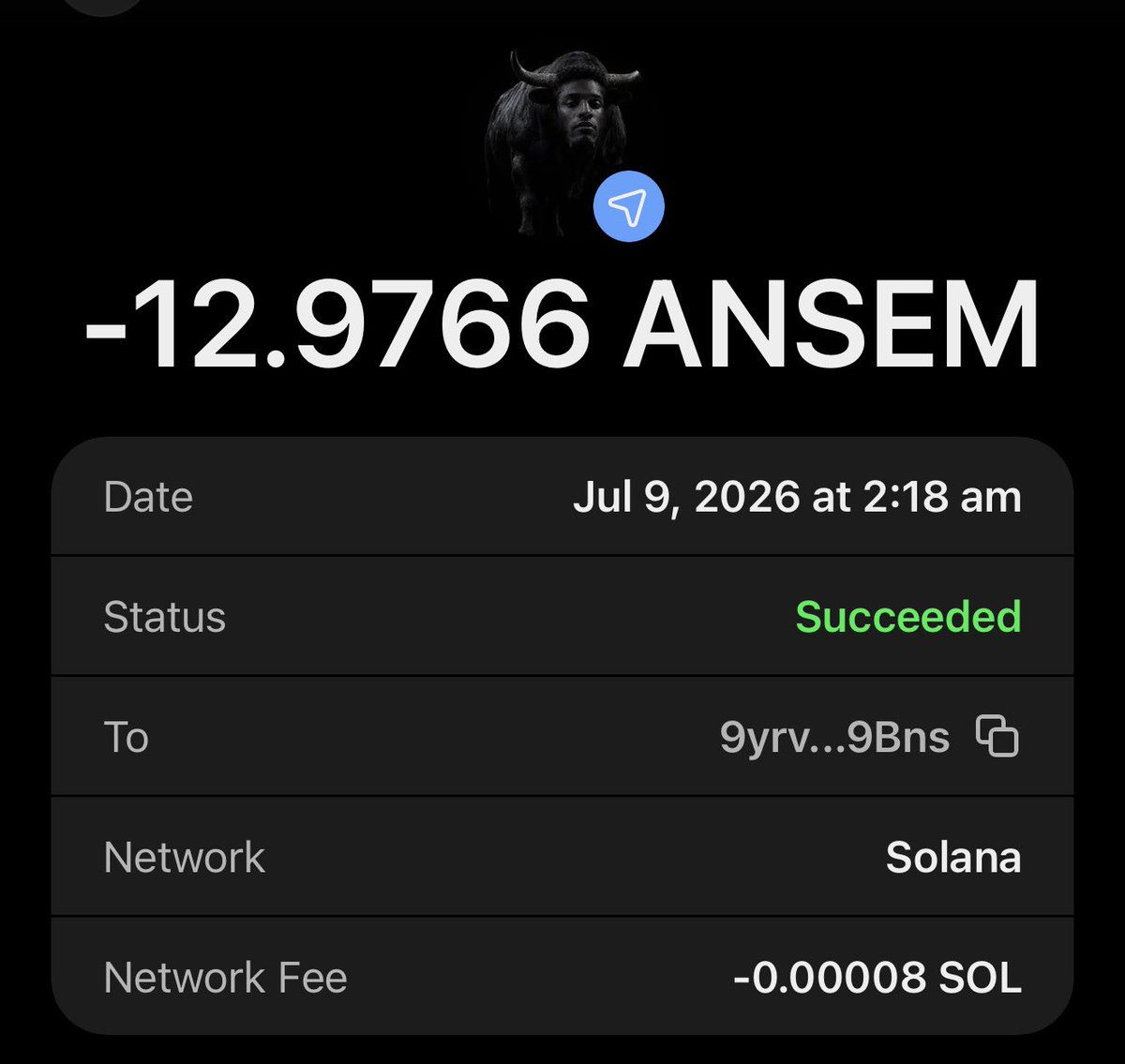 ddivixx's tweet photo. Refresh your wallet bro

Sending out more solana:9cRCn9rGT8V2imeM2BaKs13yhMEais3ruM3rPvTGpump 

Make sure your following me

Drop SOL wallet 👇🏻 https://t.co/g8JjwrAdRs