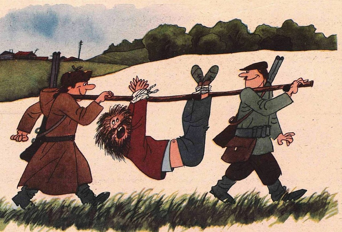 HistoryFoto's tweet photo. - Да не снежный я человек, просто у нас в селе нет парикмахерской.

Журнал «Крокодил». 1984 г. Художник Л. Хачатрян. https://t.co/ap12yjyLfG