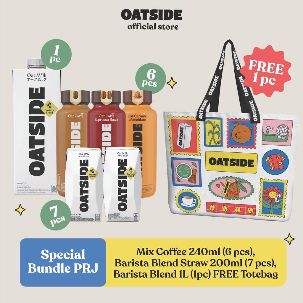 tannanaaa's tweet photo. eh baru tauuuu kalo oatside keluarin bundle khusus PRJ season di akun 🍊 official mereka.

lumayan banget iniih dapet totebag dan total 14 item!! 🤯🤯🤯🤯 ga perlu panas2an pula di PRJ. mantebbb sih 😍 https://t.co/rvUwLlkx6y