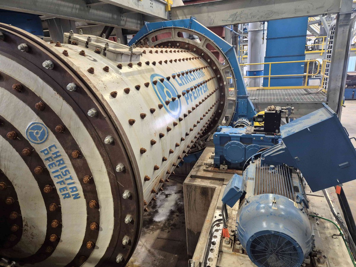 CPfeiffer_1925's tweet photo. Our team successfully commissioned a grinding solution and ensured it was optimised from the start. 
The system is running smoothly and delivering the performance.

#ChristianPfeiffer #ChallengeAccepted https://t.co/YNKSiDNq3o