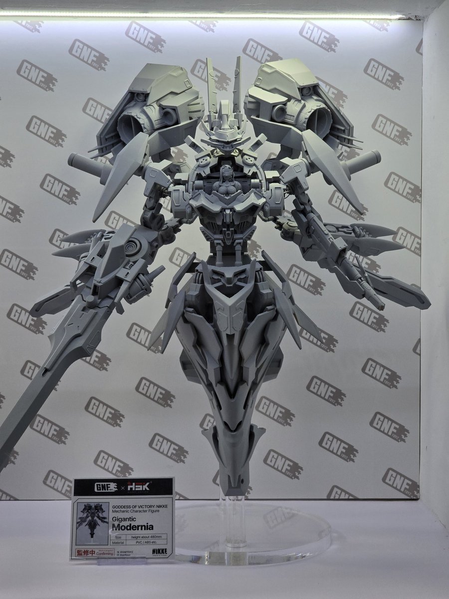 figsoku_r's tweet photo. 【勝利の女神:NIKKE】ホビーサクラ「ギガンティック モダニア」フィギュア

彩色原型公開！

【16日予約開始】
https://t.co/IUu469uKdg
#NIKKE #メガニケ https://t.co/LcxzEecMFl