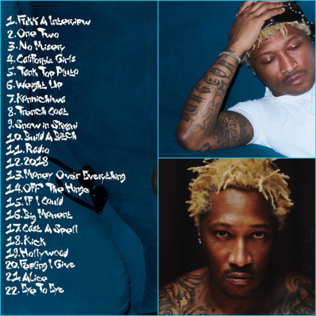 DailyLoud's tweet photo. Future releases the tracklist to his upcoming album ‘The Real Me’ https://t.co/cENLzInqmw