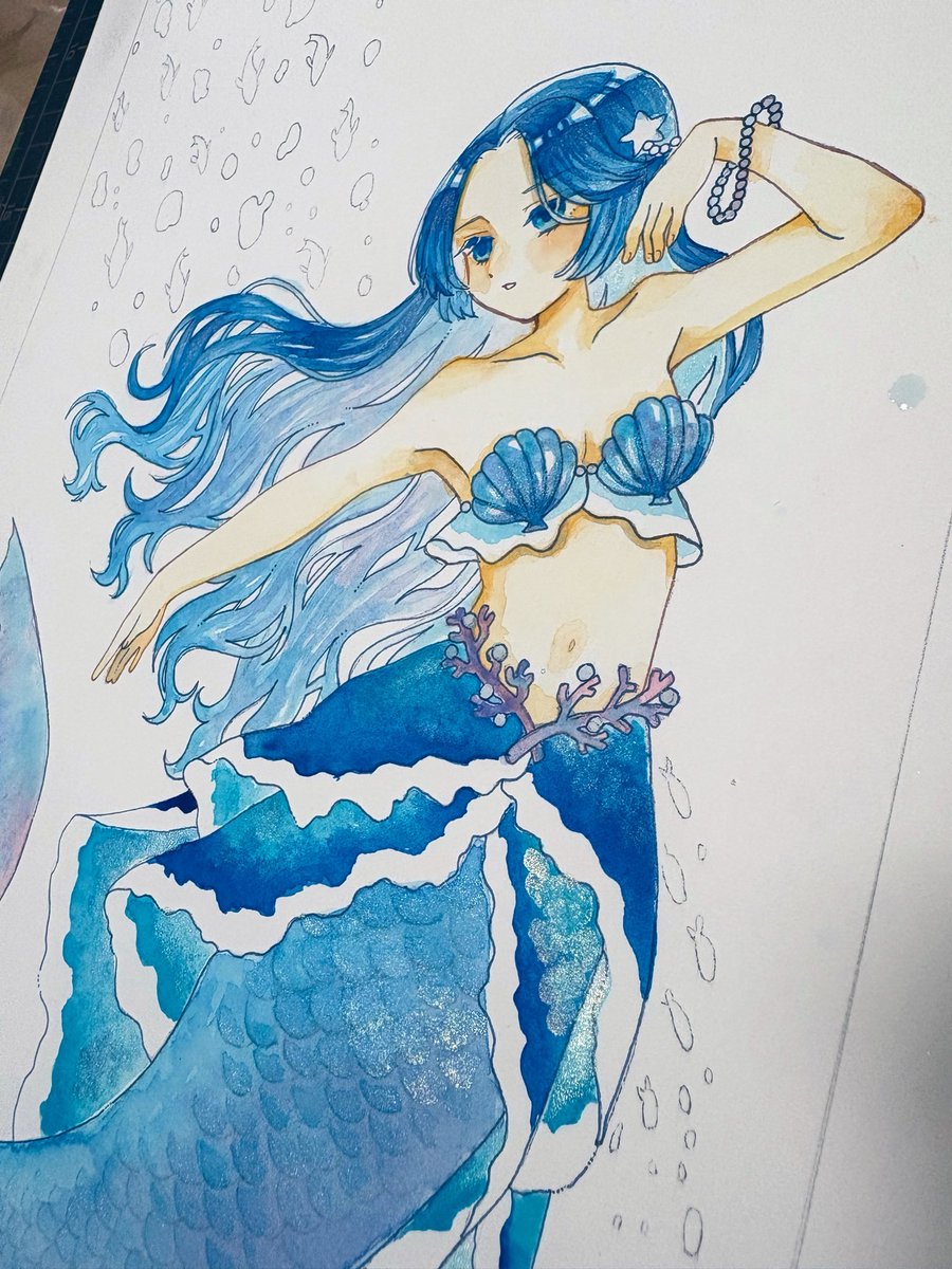 kuziranoutatane's tweet photo. あと少しで完成かな🧜‍♀️ https://t.co/NrRRxLkx6K