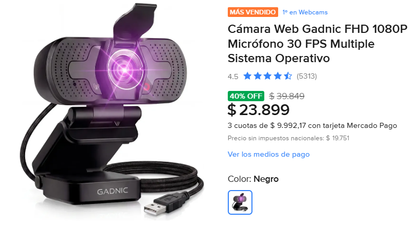 BotdeOfertas's tweet photo. 🚨 LA WEBCAM MÁS VENDIDA ESTÁ EN OFERTA.
📹 Gadnic Full HD 1080P
🎙️ Micrófono incorporado.
⭐ 4.5/5 con más de 5.300 reseñas.
🔥 40% OFF
💰 $23.899
https://t.co/kedQ6rFKve https://t.co/LKG27jR8Tv