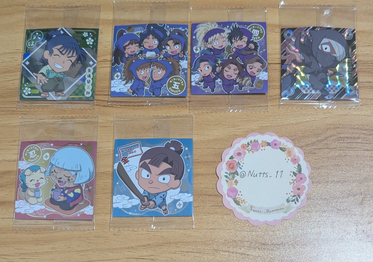 Nutts_11's tweet photo. 【交換】忍たま
ウエハース　にふぉるめーしょん
忍たま 乱太郎マンチョコ
ビスケット　調理実習の段
プロ忍の朝も早い！の段

譲)　写真1-3枚+増えれば今後リプ欄

求） 写真4枚目 

大阪市内手渡しor郵送。異種交換可。
複数交換可能な方歓迎です。
お声がけは本ポストにお願いします。 https://t.co/EDBvvrkH87