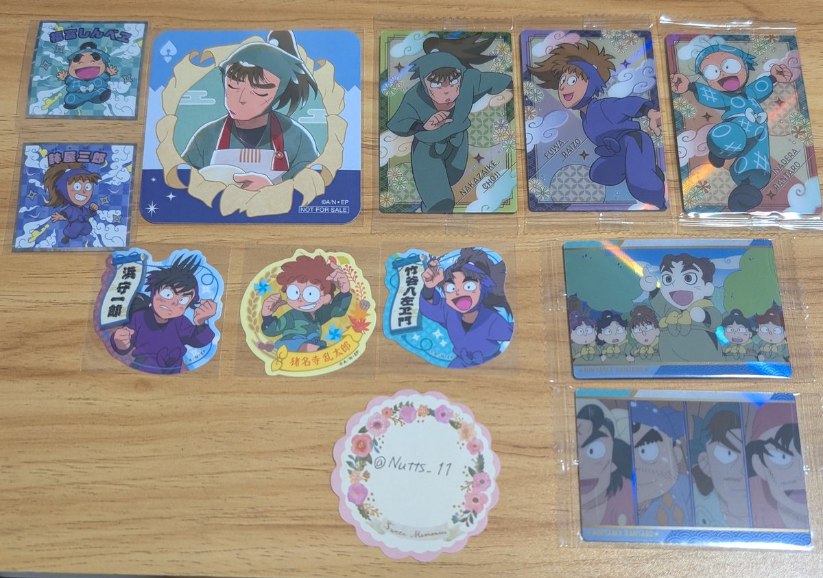 Nutts_11's tweet photo. 【交換】忍たま
ウエハース　にふぉるめーしょん
忍たま 乱太郎マンチョコ
ビスケット　調理実習の段
プロ忍の朝も早い！の段

譲)　写真1-3枚+増えれば今後リプ欄

求） 写真4枚目 

大阪市内手渡しor郵送。異種交換可。
複数交換可能な方歓迎です。
お声がけは本ポストにお願いします。 https://t.co/EDBvvrkH87