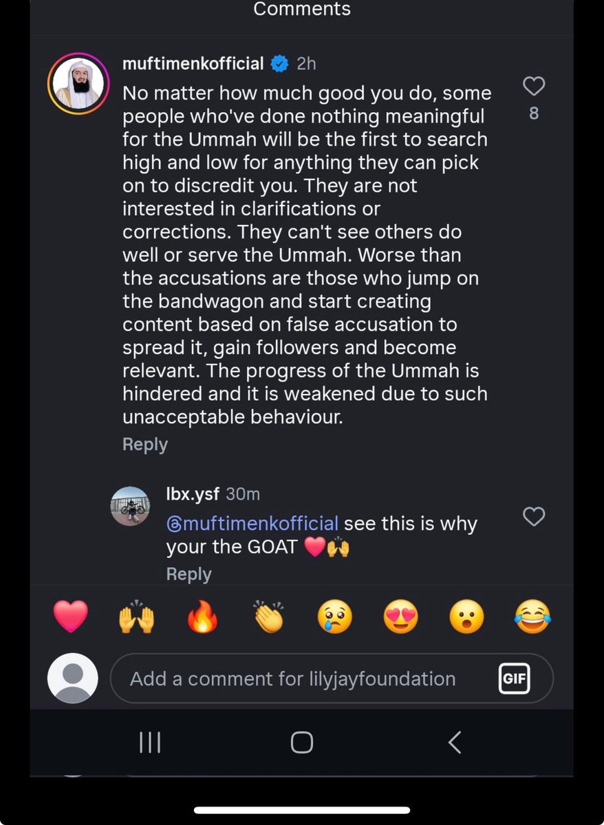 FITRA_abood's tweet photo. THE MUBTADI DEOBANDI @muftimenk DEFENDS THE CLOUT CHASER @lilyjayofficial AFTER BEING CAUGHT USING GAZANS FOR CLOUT https://t.co/rRTnnon1tQ