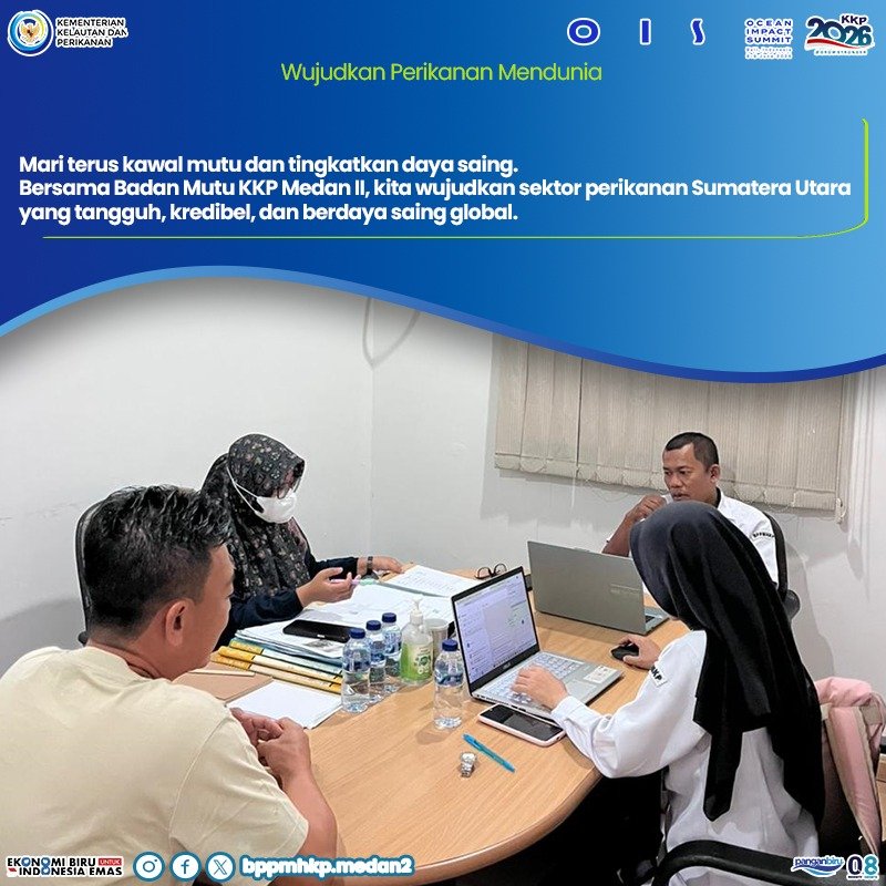 badanmutumedan2's tweet photo. Kualitas Tanpa Kompromi! ⚓️🐟

Hai Sahabat Bahari, mutu adalah kunci utama produk perikanan kita untuk menembus pasar dunia. Hari ini, tim Inspektur Mutu SPPMHKP Medan II melaksanakan Surveilan Penerapan HACCP di PT. Bahtera Cahaya Nusantara. https://t.co/8ofxJLYnn0