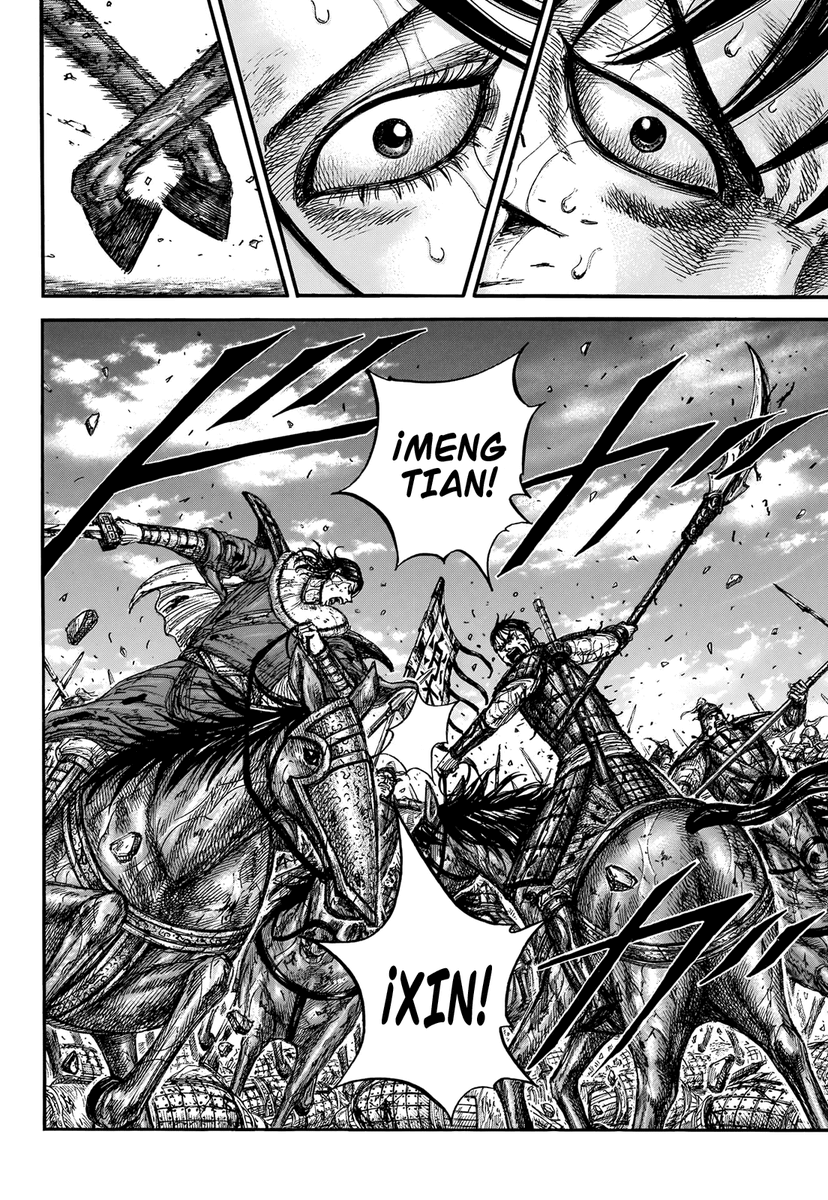 JDanimanga's tweet photo. Ya me puse al día con Kingdom. Otro día más sorprendiéndome de lo increíble que es esta obra (mi favorita). Hay un poco de esperanza con este reencuentro, pero el escenario sigue siendo muy duro y veo muchas bajas. Si es que se salvan, porque están contra las cuerdas. #Kingdom881 https://t.co/FPF3yuZd89