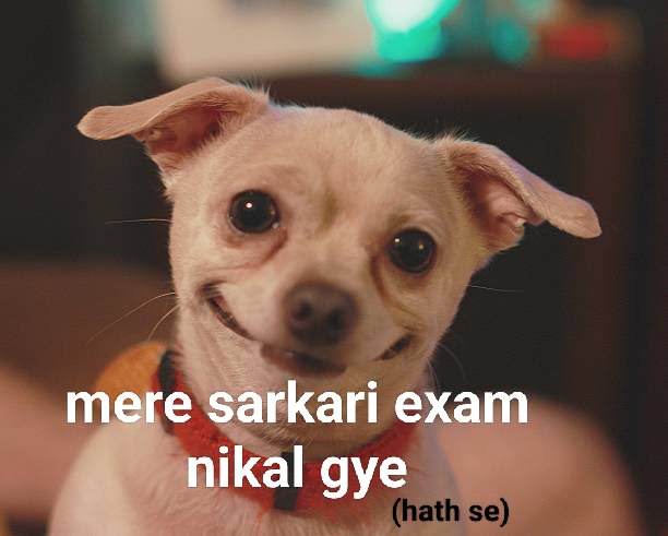 XVARSHA1's tweet photo. Meri sarkari exam nikal gyi🥳🥳
Yoyyyyy🥳🤘🏻 https://t.co/vVzMYIXzNA