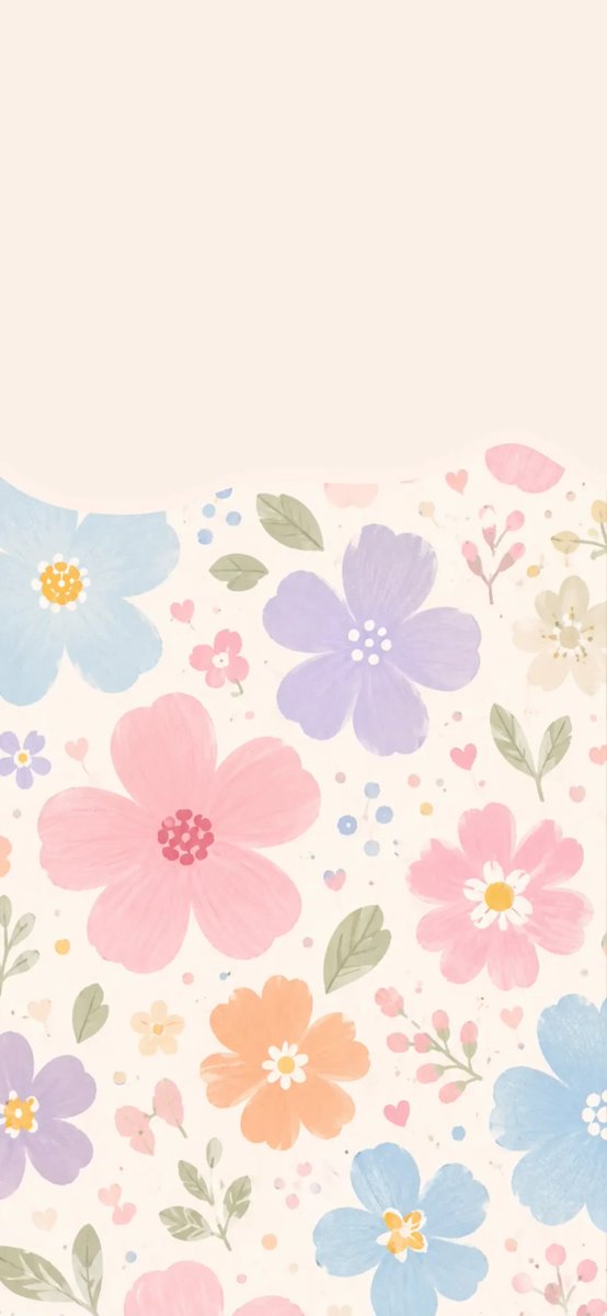 Bella_utd's tweet photo. Pastel Printed Flowers wallpaper https://t.co/UuqaJJeAOc
