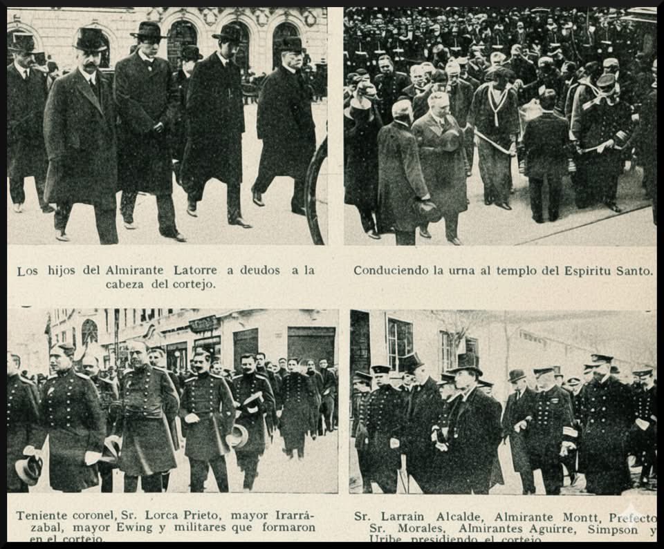 MemoriaClave's tweet photo. 📜 Efemérides | 9 de julio de 1912 Fallece en Viña del Mar el Almirante Juan José Latorre.
Héroe naval de la Guerra del Pacífico, Latorre es recordado especialmente por su decisiva participación en el Combate de Angamos (8 de octubre de 1879), donde comandó el “Almirante Cochrane” en la captura del monitor peruano “Huáscar”, uno de los triunfos más importantes de la Armada de Chile.
Su destacada actuación en la “Noche Feliz de Latorre” (9 de julio de 1879) en Iquique ya había demostrado su pericia, vigilancia y valor.
Oficial probo, virtuoso y ejemplo de servicio a la Patria, su legado perdura como uno de los grandes marinos chilenos del siglo XIX.
#HistoriaNavalDeChile #GuerraDelPacífico #Efemérides #MemoriaHistórica