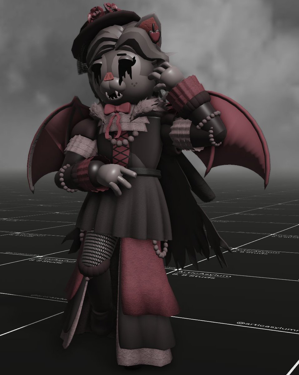 articasylumrblx's tweet photo. 🦇 | Bela Redesign!

Finally got to experiment with my new R-31 character model, and I thought she turned out nice! She's my favorite piggy skin, and a makeover would do her justice. Also my first time doing hair! https://t.co/nTSLyB4Arh