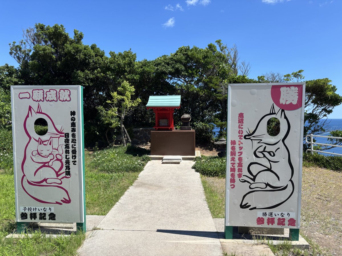 utusera0927's tweet photo. 元の隅神社に来ました！
たくさん鳥居があり、景色も抜群！
…看板に騙されて20分大変な道行ったのでナビはみんな入れよう！ https://t.co/N1q81COIxL
