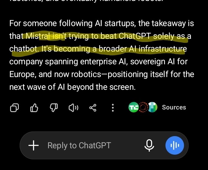 sneerajp's tweet photo. Is it just me or all chatgpt responses to highlights or summaries follow this pattern:
"A isn't just B, it is C."
 Seeing it alllll the time https://t.co/pq5ms3W6He