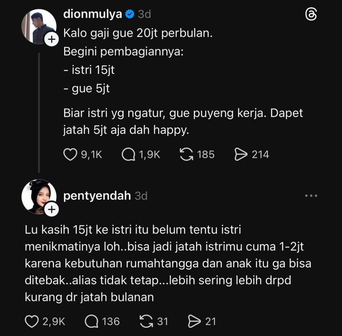 karirfess's tweet photo. perkara gaji 20 juta😌😩 https://t.co/GhQ3AQNlbE