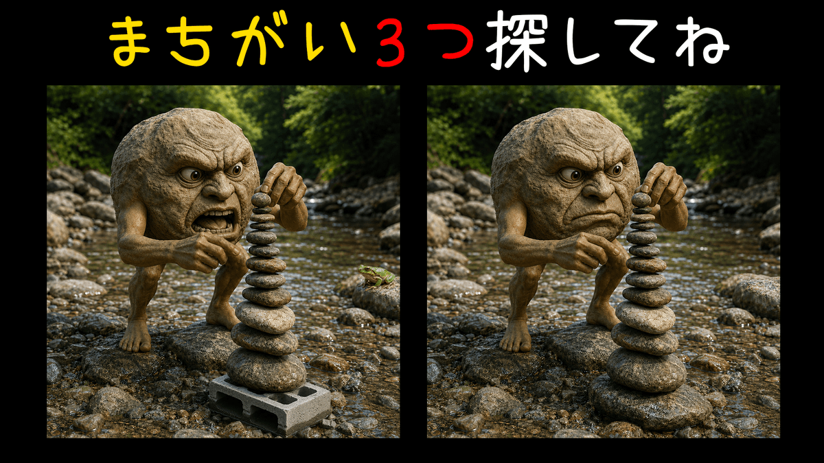 THE_BYAN's tweet photo. ミニ間違い探し作ってみた https://t.co/YMVvrIxvwe