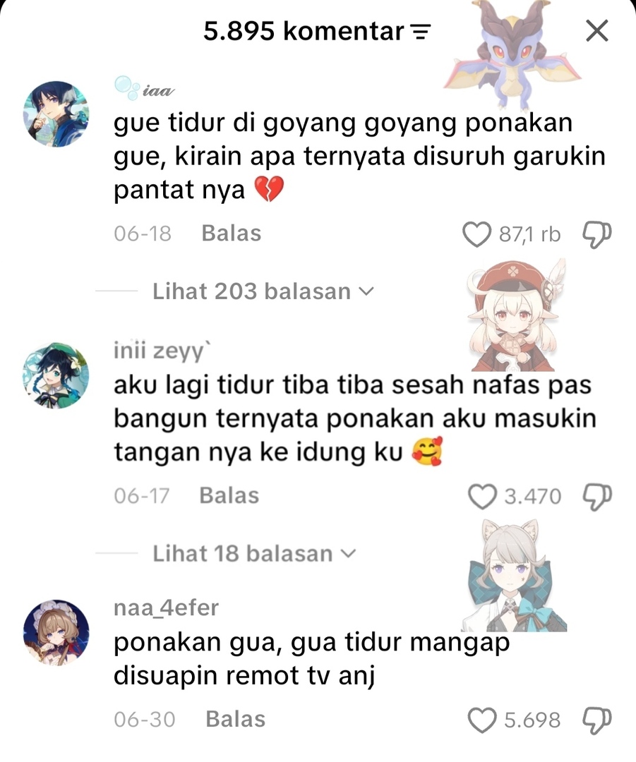babufess's tweet photo. babu! // jokes , just for fun 

kelakuan ponakan impact https://t.co/xhilVDMoe2