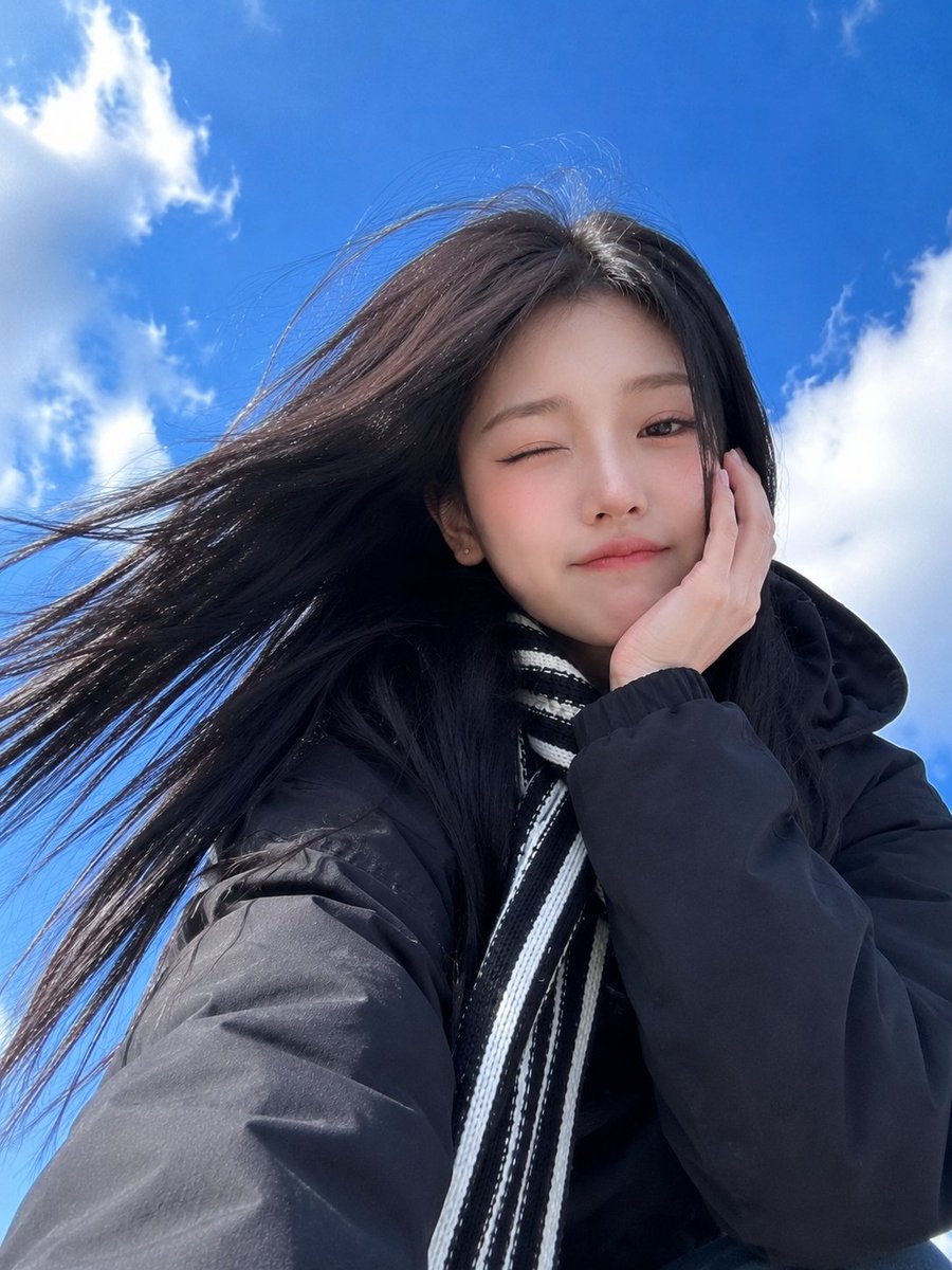 Realistic Low-Angle Smartphone Selfie