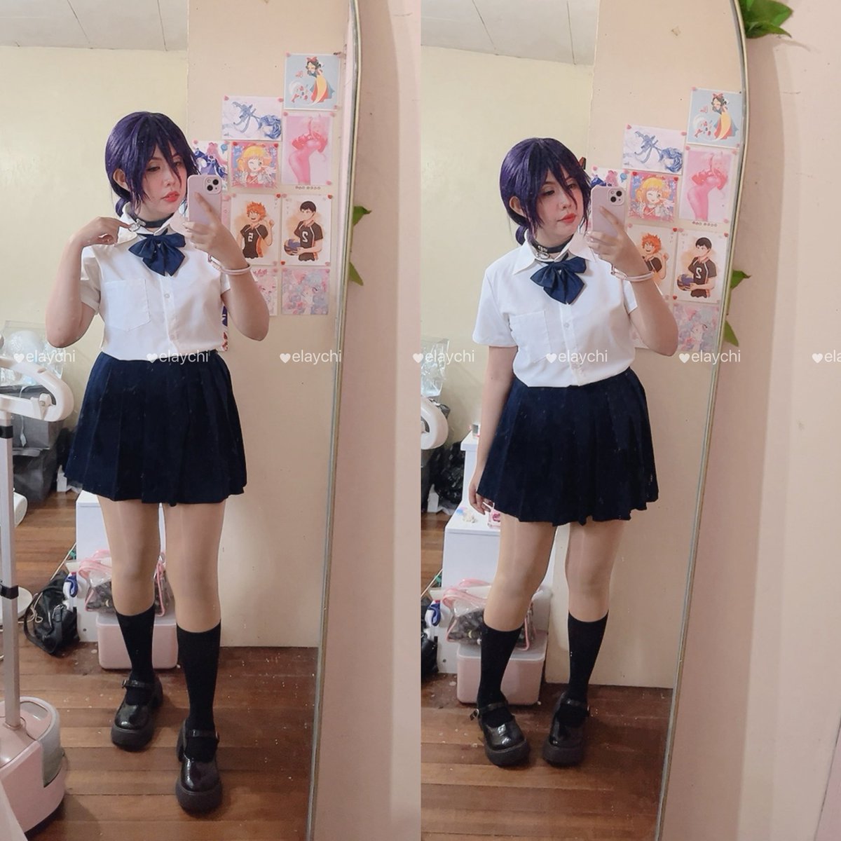 __elaychi's tweet photo. school girl reze (she didnt even go to school lmao) https://t.co/mRWTlZROzh