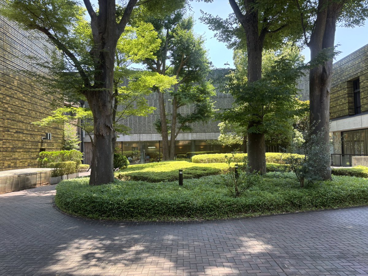LEGRANDBLEU3's tweet photo. 西洋美術館　カフェすいれん

企画展レンブラントのコースもありましたが、私は普通にパスタランチ🍙

ル・コルビュジエの庭を眺めながらモリモリ食べる🥣

#とんちゃんのにらみめし  🐽欠席
#華ちゃんのごはん 
#ブンちゃん見切れの美学 
#とんちゃんとゆかいな仲間たちかわいい https://t.co/T7EdYxJRvg