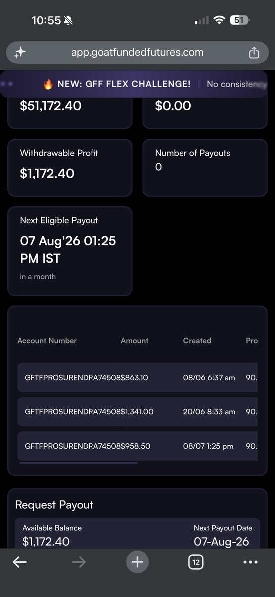 wincent_fx's tweet photo. New scam @GFFutures 
FUTURES FIRM DENIED PAYOUT NO REASON PROVIDED
TIMED OUT FROM DISCORD
NO REASON PROVIDED
ABSOLUTE SCAM
@PropFirmMedia 
@PropFirmMatch https://t.co/kVYK5VPEO3