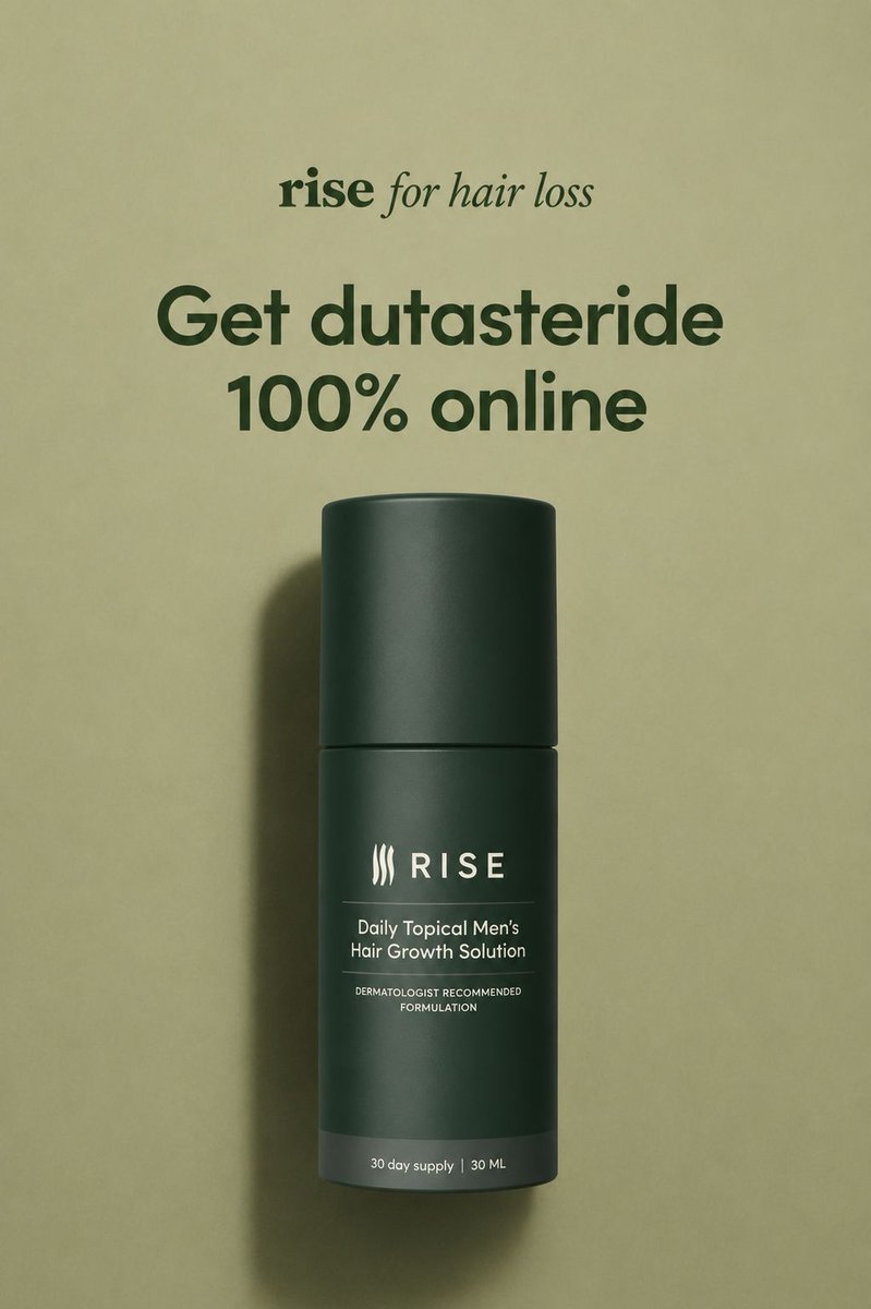tryriseofficial's tweet photo. Hair loss isn't just about genetics. Sometimes the answer starts with the right treatment.

Prescription strength Dutasteride helps target DHT, the leading cause of male pattern hair loss, all from the comfort of home.

📍 Free consultation at https://t.co/qgQQBHgA1u https://t.co/QFNB66bD1v