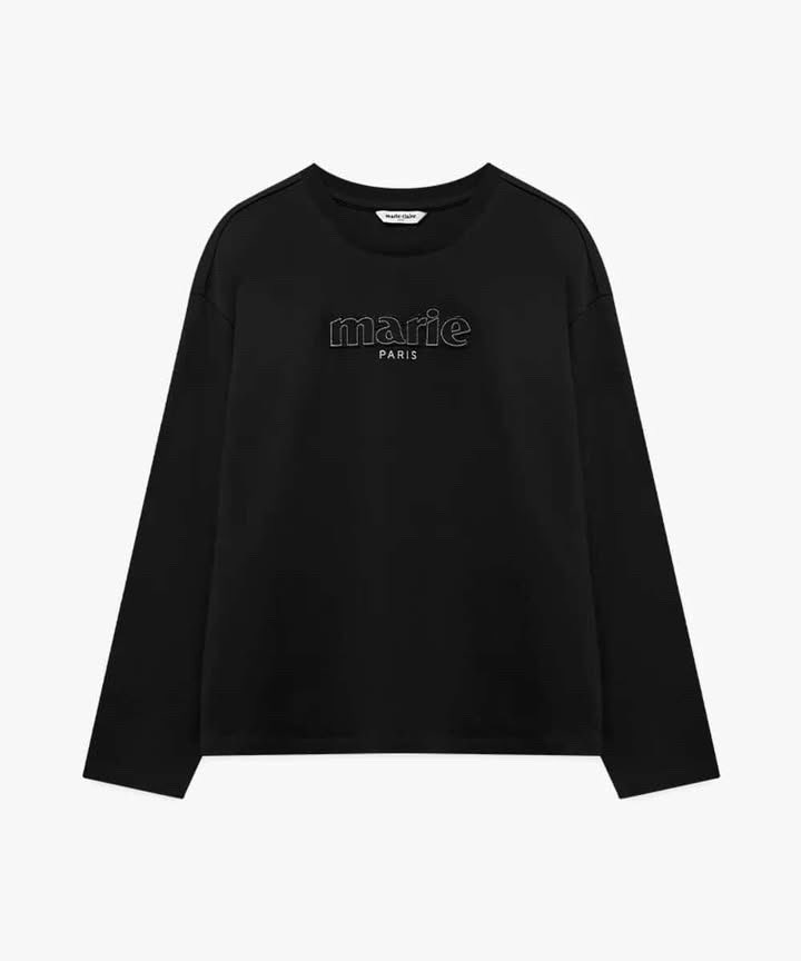llolnn's tweet photo. Marie Claire Logo patch long sleeve T-shirt สีดำ ปักโลโก้ ใหม่ ป้ายห้อย แท้💯
size 38 อก 46.4 
ส่งต่อ 600 บาท 
#ส่งต่อเสื้อผ้ามือสองราคาถูก #ส่งต่อเสื้อผ้า #ส่งต่อstylist #พรีเกาหลี https://t.co/VZ93qXRtvw