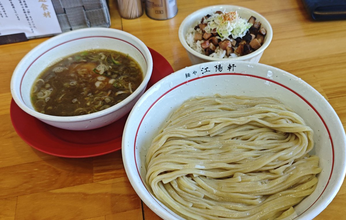MiriruGourmet's tweet photo. 滋賀にある大好きな江陽軒さんに行きました🙌
つけそば大盛り絶品です✨ https://t.co/2Trwb5MqpT