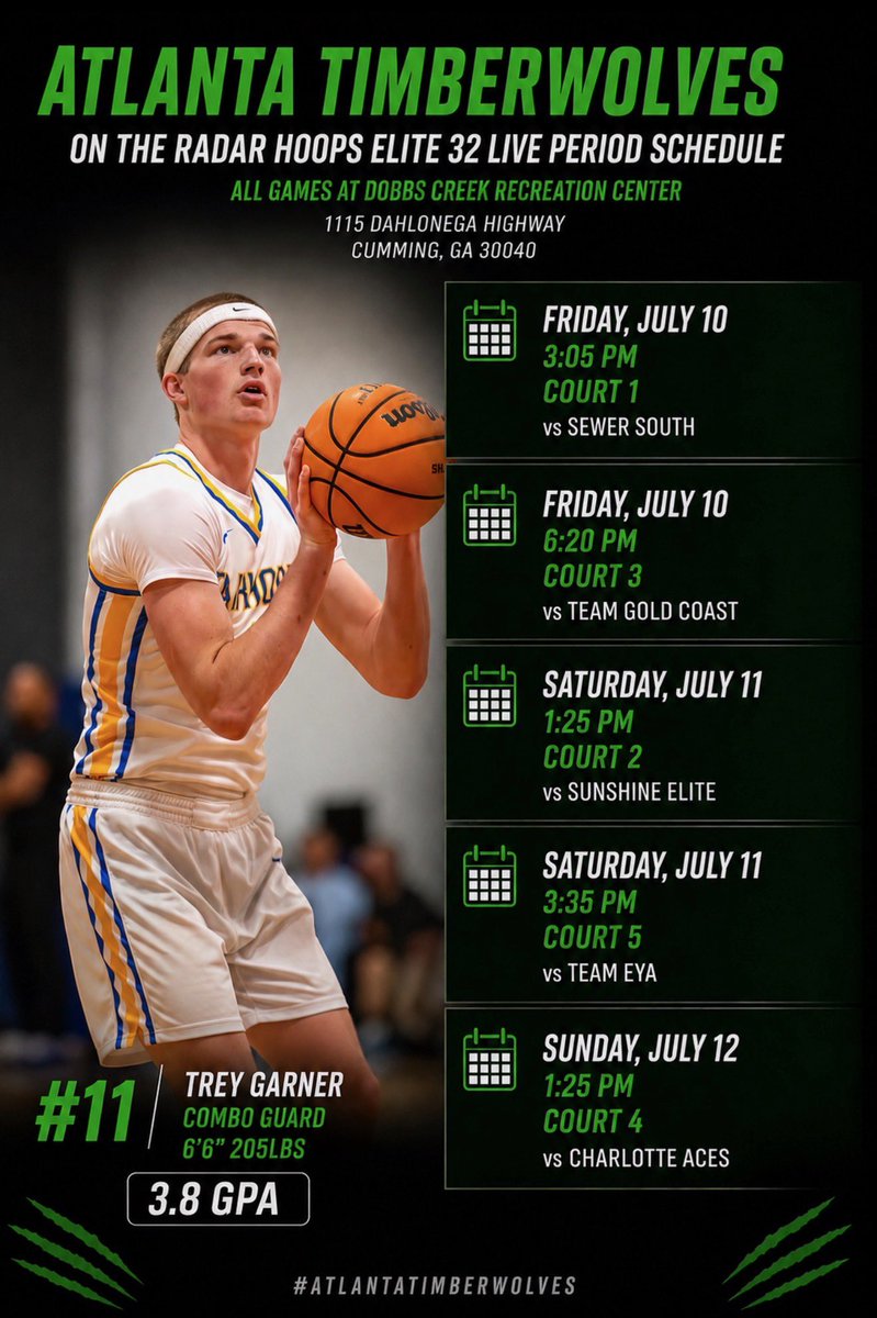 TreyGarner1027's tweet photo. Ready to compete at the @OTRHoops Elite 32 Live Period with @ATLTImberwolves. 
@FairhopeBBBall @PrepHoops @247Sports @Phenom_Hoops  @UANextBHoops @UnderArmour @UAbasketball https://t.co/xQbY22wg8k