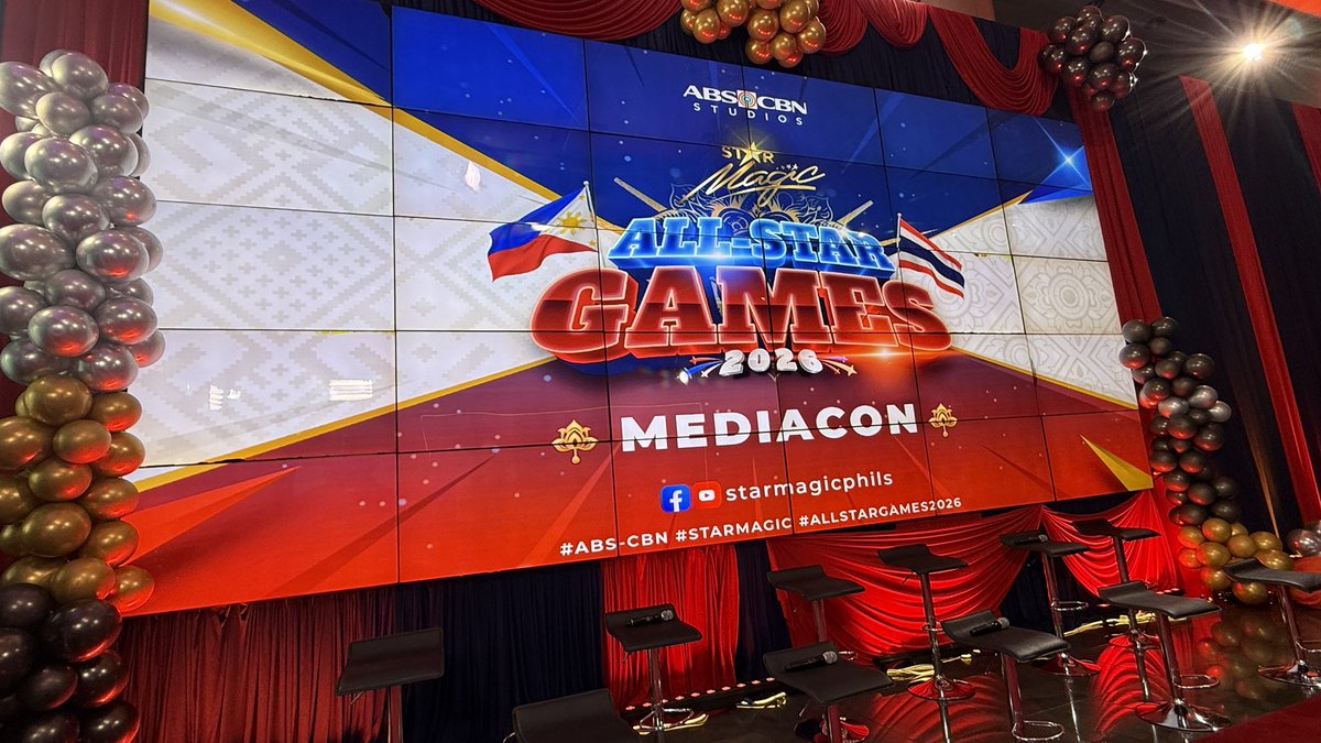 starmagicphils's tweet photo. We're going LIVE in a few minutes ⭐️

➡️ Stream here: https://t.co/V5HN0mMIdV

#AllStarGames2026 #ASG2026Mediacon #StarMagic https://t.co/MIzPF1Y2fA