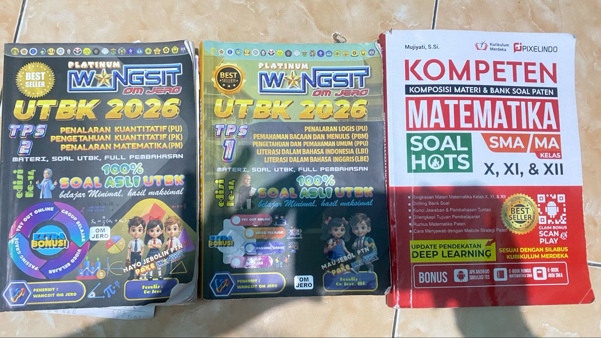 naswaaaa25's tweet photo. WTS buku snbt wangsit+kompeten wangsit

✅via Shopee (free admin&amp;ongkir) https://t.co/PgReqnoODk