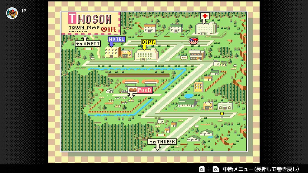 tmtnrkm's tweet photo. #MOTHER2 #レトロゲー

ようやくMOTHER2を遊びます
今更だけど綺麗に遊びやすくなったんだねぇ
ワンクリックで地図も見れて
そうコレコレw https://t.co/cl3oQEGIQB