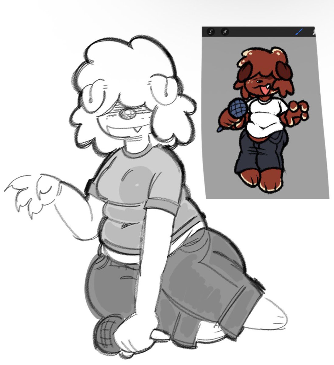 rukaiizen's tweet photo. doodlee of @Da_ArtistFunkin sona bleh https://t.co/1Ev9WC40ml