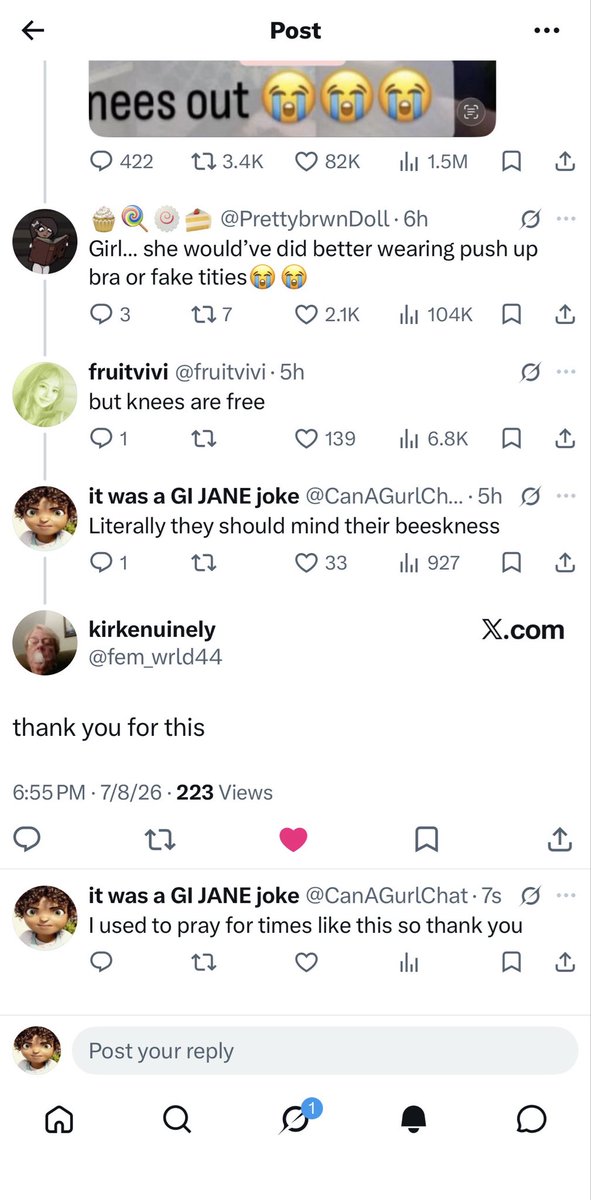 CanAGurlChat's tweet photo. DAD JOKE OF THE DAYYY YES https://t.co/OqBCJhzIKH