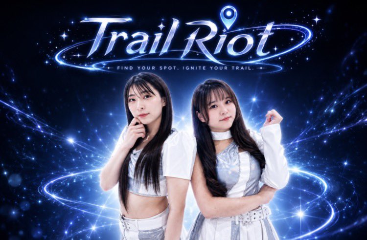TR__Kansai's tweet photo. Trail Riot 集合アー写𖤐

ゆきの
@TR__yukino 

ほのか
@TR_honoka 

 #トレライスポット 📍
 #トレライフォト    📍 https://t.co/DU4vzElPnY