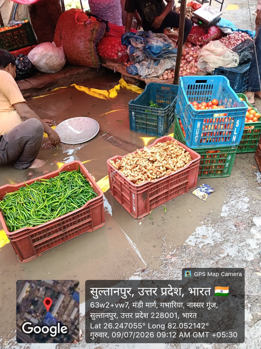 Janseva8858's tweet photo. *अमहट मंडी में 4 महीने से नहीं हुआ सफाई का टेंडर, गंदगी-जलभराव से दूषित हो रही जिले भर की सब्जियां*  
_अधिकारियों पर  'जंगलराज' का आरोप, 12 मजदूर की जगह 4 से चल रही सफाई_

*सुल्तानपुर।* जिले की सबसे बड़ी थोक सब्जी मंडी अमहट मंडी परिषद में सफाई व्यवस्था पूरी तरह चरमरा गई है। बीते 4 महीने से सफाई का टेंडर न होने के कारण मंडी परिसर कचरे और गंदगी का अड्डा बन गया है। मंडी समिति के अधिकारियों पर आरोप है कि वे टेंडर की प्रक्रिया लटकाकर प्राइवेट आदमी रखकर मनमानी सफाई करा रहे हैं और मोटी रकम कमा रहे हैं।

*हल्की बारिश में डूब जाती है मंडी, सब्जियां हो रही दूषित*  
व्यापारियों का कहना है कि मंडी में नालियों की सफाई महीनों से नहीं हुई है। हल्की सी बारिश होते ही पूरे मंडी परिसर में जलभराव हो जाता है। गंदे पानी में पड़ी सब्जियां, फल और अन्य खाद्य सामग्री सीधे दूषित हो रही हैं। 

यही दूषित सब्जियां जिले के कोने-कोने के साथ-साथ अन्य जिलों में भी सप्लाई की जा रही हैं। व्यापारियों का आरोप है कि "यही सब्जियां लोग खाकर बीमार हो रहे हैं, लेकिन मंडी समिति को इसकी कोई फिक्र नहीं है।"

*12 मजदूर की जगह 4 से काम, टेंडर के नाम पर लीपापोती*  
व्यापारियों ने बताया कि नियमानुसार मंडी में 12 सफाई मजदूरों की तैनाती होनी चाहिए। लेकिन अधिकारी केवल 4 लेबरों से खानापूर्ति करवा रहे हैं। आरोप है कि टेंडर प्रक्रिया जानबूझकर लटकाई जा रही है ताकि बिना टेंडर के प्राइवेट तरीके से सफाई कराकर मोटी कमाई की जा सके।

*"जंगल राज की तरह चल रही मंडी"*  
मंडी व्यापारियों में इस अव्यवस्था को लेकर भारी आक्रोश है। कई बार मंडी समिति के अधिकारियों को लिखित और मौखिक शिकायत दी गई, लेकिन आज तक कोई समाधान नहीं हुआ। 

व्यापारियों का कहना है कि "अमहट मंडी जंगल राज की तरह चलाई जा रही है। यहां टेंडर नहीं होता, नालियां नहीं साफ होतीं, और अधिकारी अवैध तरीके से कमाई कर रहे हैं।"

*क्या चाहते हैं व्यापारी*  
1.  अमहट मंडी में सफाई का टेंडर तत्काल कराया जाए और निर्धारित संख्या में सफाई कर्मी तैनात किए जाएं।  
2.  नालियों की सफाई और जलभराव की समस्या का स्थायी समाधान किया जाए।  
3.  बिना टेंडर सफाई कराने वाले अधिकारियों के खिलाफ जांच कर कार्रवाई की जाए।

अब सवाल यह है कि प्रदेश में "स्वच्छता" और "भ्रष्टाचार मुक्त" की बात करने वाली सरकार के राज में अमहट जैसी प्रमुख मंडी गंदगी और भ्रष्टाचार का शिकार क्यों बनी हुई है? जिला प्रशासन इस मामले में कब संज्ञान लेगा, यह देखना बाकी है।
@GorakhnathMndr 
@dcmandi 
@parishad_mandi 
@DirectorMandi 
@SultanpurDm