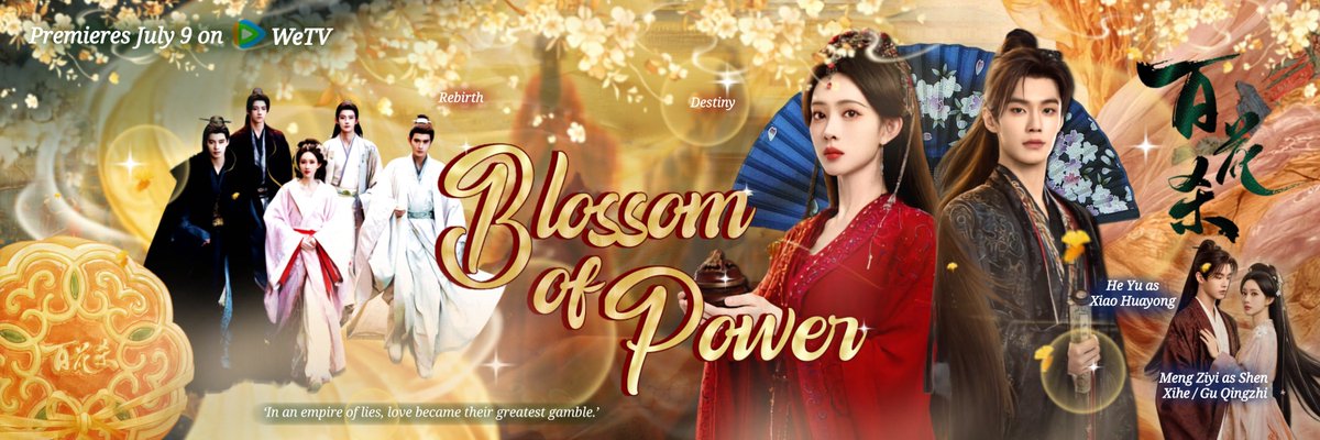 hqeyu's tweet photo. @hmeyu 𝗖͟𝗹͟𝗮͟𝗶͟𝗺 your rightful place amidst the fading blooms and fierce ambitions. Show off your excitement for the Blossoms of Power premiere by using our specially designed Twibbon! ♥︎☻

✩ https://t.co/gbtGaepGbD. https://t.co/XQKIXuJhNU