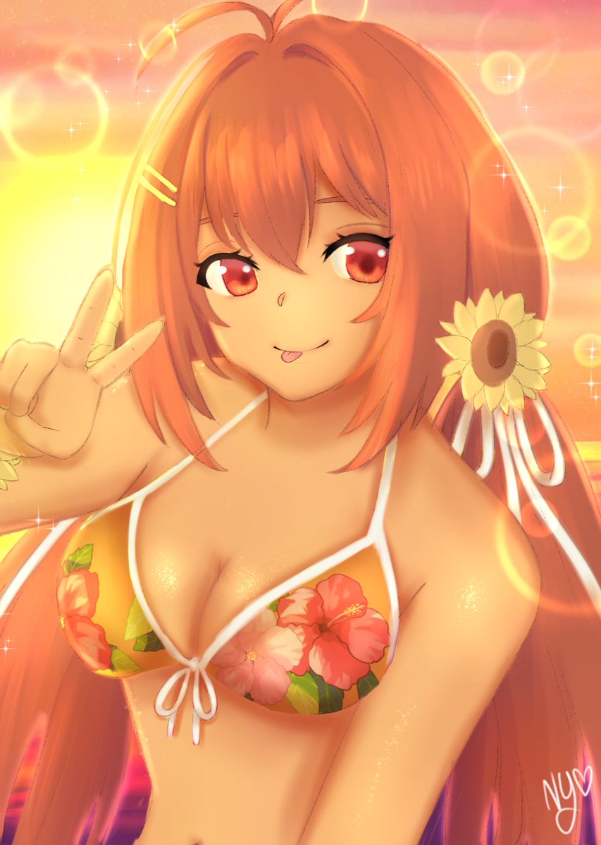 meliaphie's tweet photo. Estelle Bright's new summer design from Northern War, I really wanted to draw it, I love it so much🧡🫶 https://t.co/OLxQUWf3tr