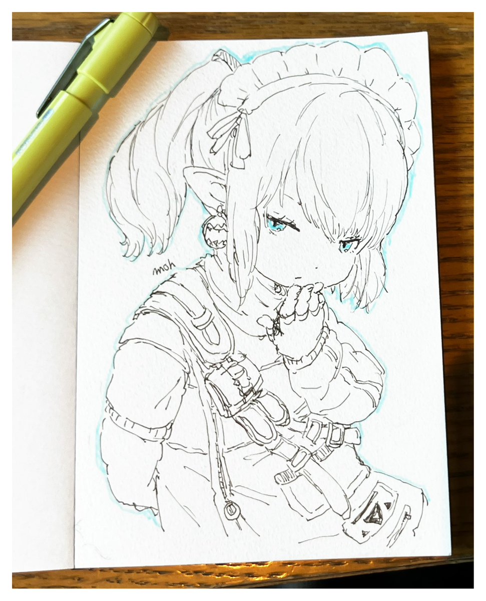 mohumohukoko's tweet photo. おひるのらくがきララフェル！
お借りしました〜(@patton_ff14 ) https://t.co/3NSkiVmoLP