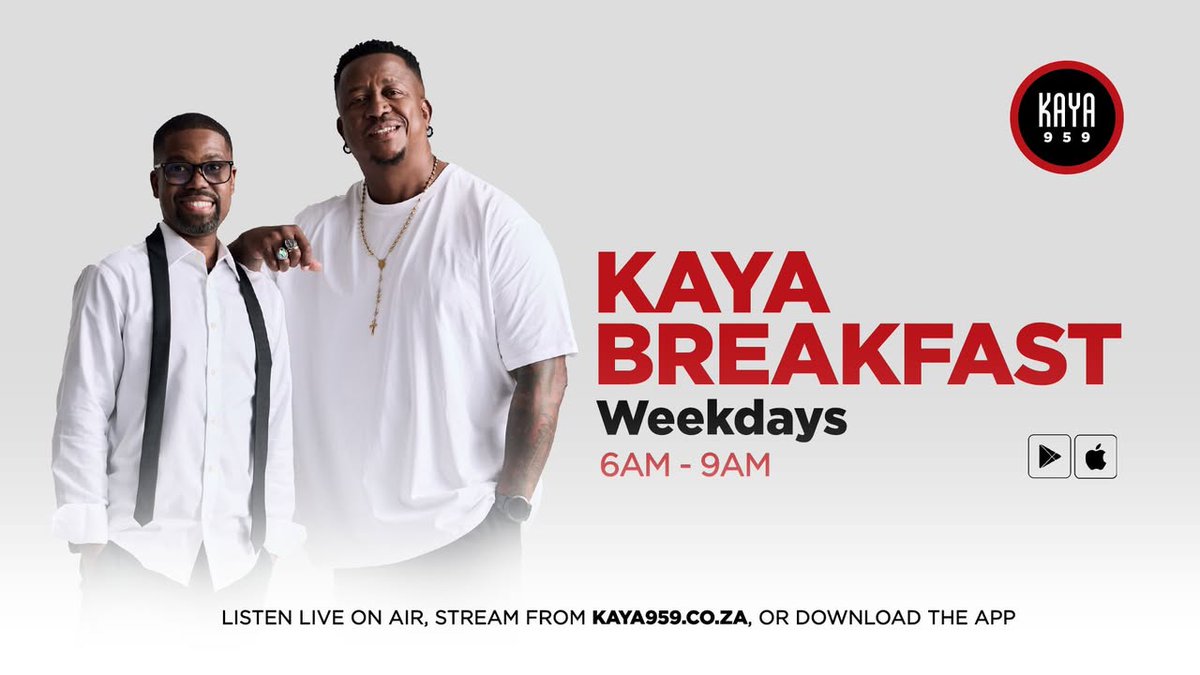 KayaON959's tweet photo. It's your fresh start!
It's time for #KayaBreakfast with Fresh & Thato!
π
#TheFrontPage
π
#KayaBreakfastBuddies
π
#WhosSchoolingWho
π
#BusinessUpdate with Gugulethu Mfuphi
π
#TheFRESHQuiz
π
#RemixRemakeRegrets
π
#FreshMix
π²WhatsApp 063 688 0959
π» https://t.co/dghEbSgFcD