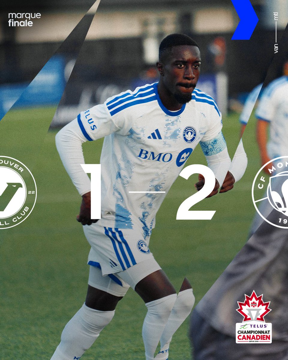 cfmontreal's tweet photo. On revient de l’arrière et on brise l’égalité en fin de rencontre. Match retour ce dimanche au Stade Saputo. 👊

We fight back and take the lead late in the match. Second leg this Sunday at Stade Saputo. 🔜

#CFMTL https://t.co/JtntkMJLqL
