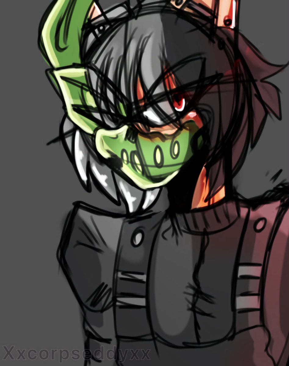 nexus_chaotic's tweet photo. Art I did today 
-also reference sheet for ghost ! https://t.co/maoIJdhvJ2