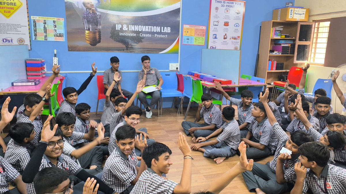 IPLABMEHSANA's tweet photo. 🧠 A thought-provoking Debate on AI was organized at IP &amp; Innovation Lab, Mehsana for Class 10 students. Participants confidently shared diverse perspectives on AI's opportunities, challenges, ethics, and future impact, fostering critical thinking and innovation. 🤖
@InfoGujcost https://t.co/CrMWtwCoGB