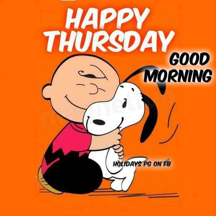 snoopyandfrien6's tweet photo. HAPPY THURSDAY 
GOOD MORNING https://t.co/pusVPqY8xN