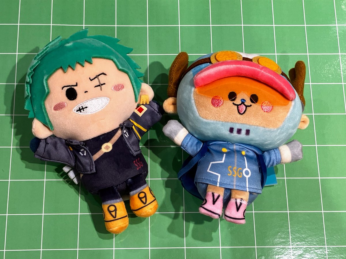 【希少】ワンピース チョッパー ゾロ メッセージ付ぬいぐるみ 再入荷】 バンザイ！ぬいぐるみキーホルダー エッグヘッド編 ゾロ